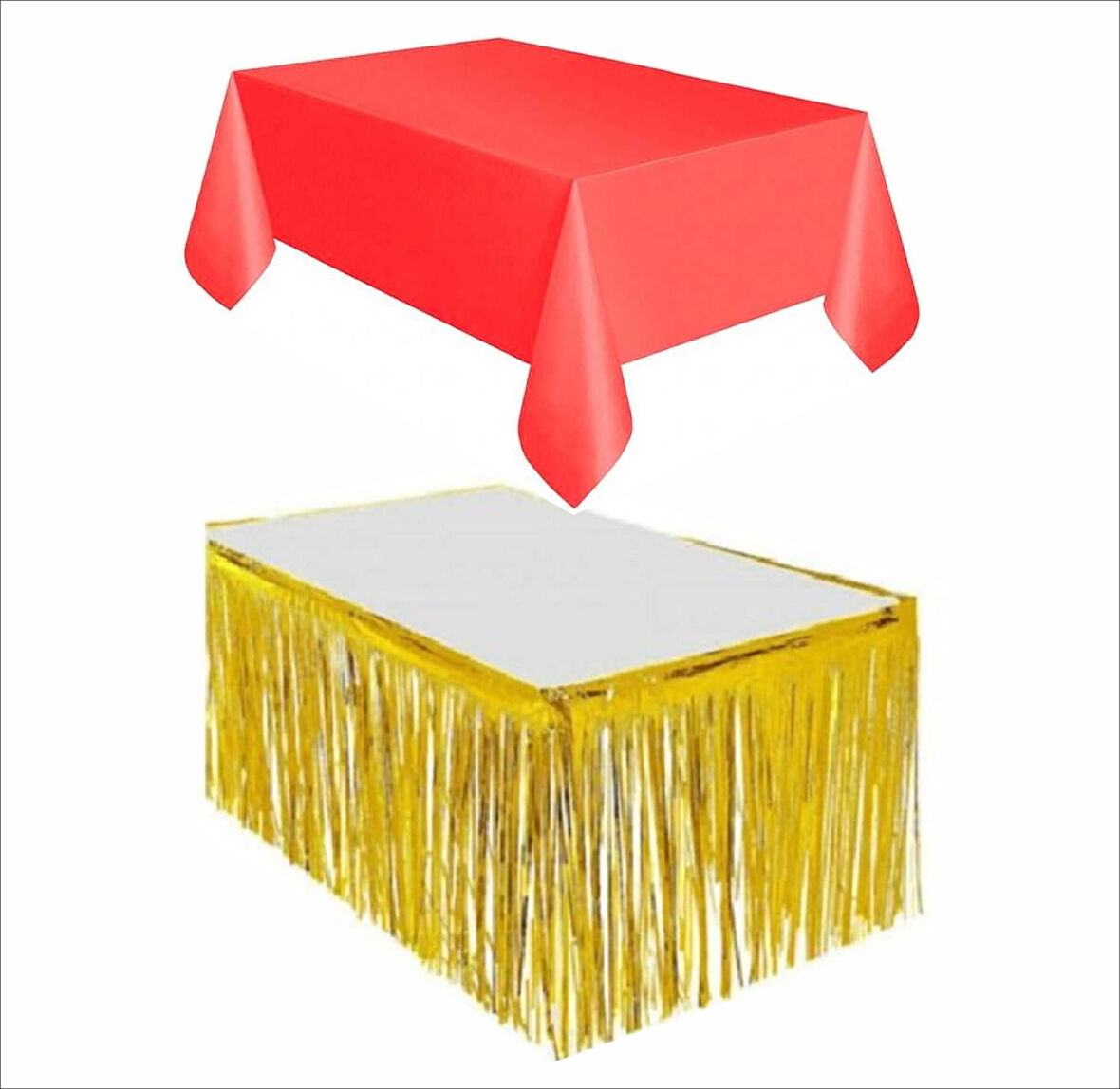 Kırmızı Masa Örtüsü, Gold Masa Eteği