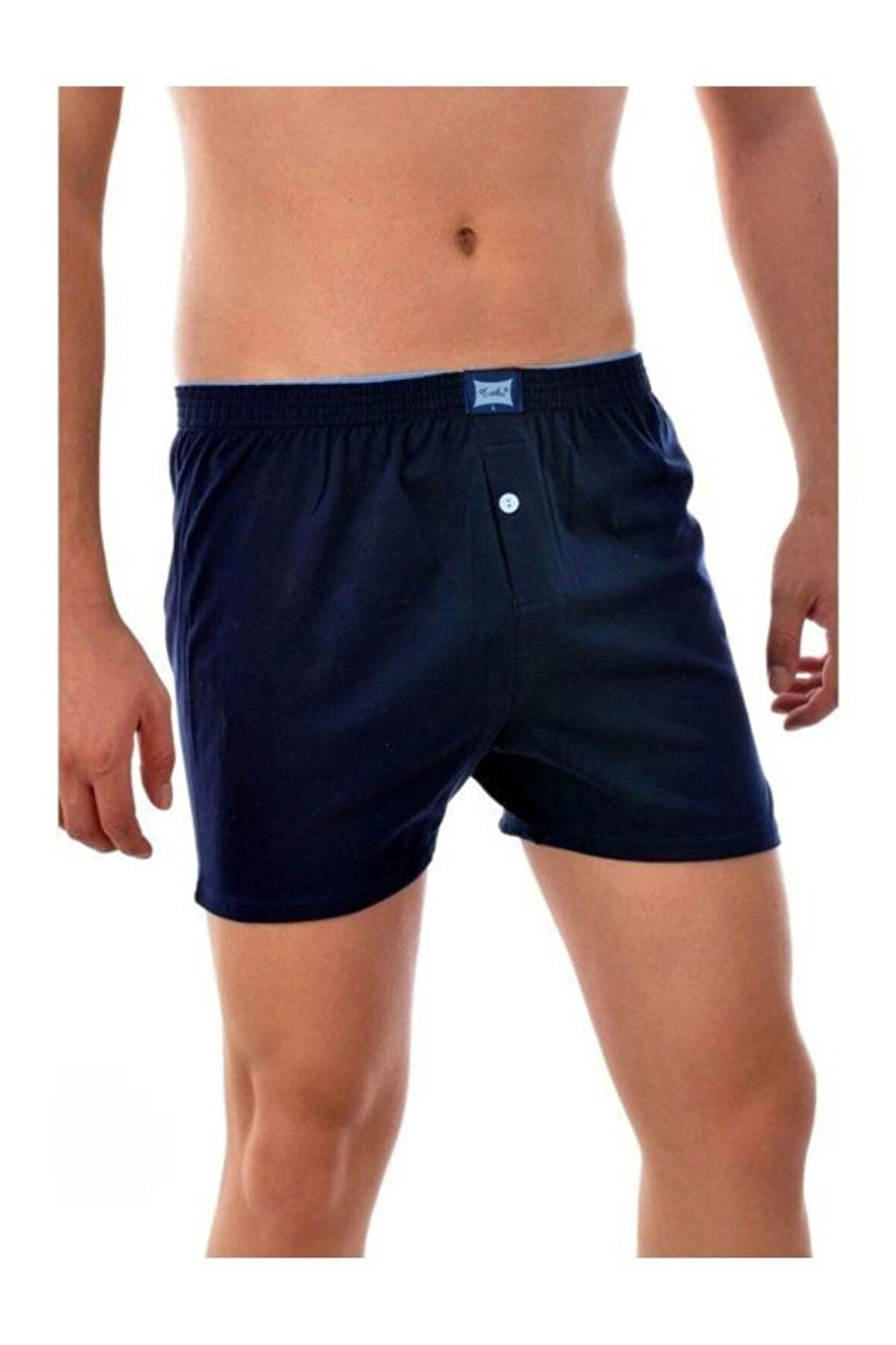 kit iç giyim Tutku 117 12'li %100 Pamuk Penye Erkek Boxer