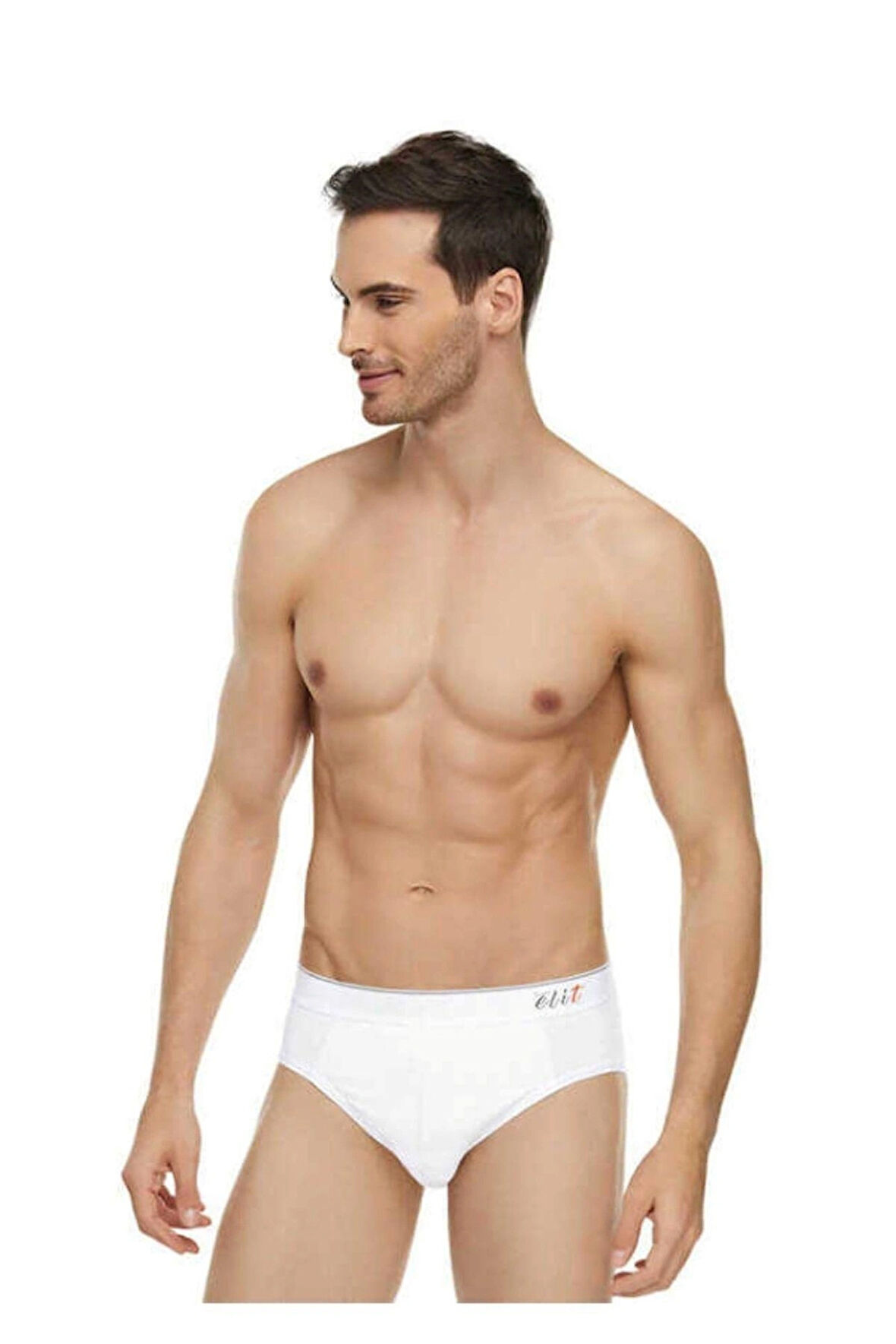 kit iç giyim Tutku Elit 1351 8'li İncebel Kemerli Erkek Slip -Külot