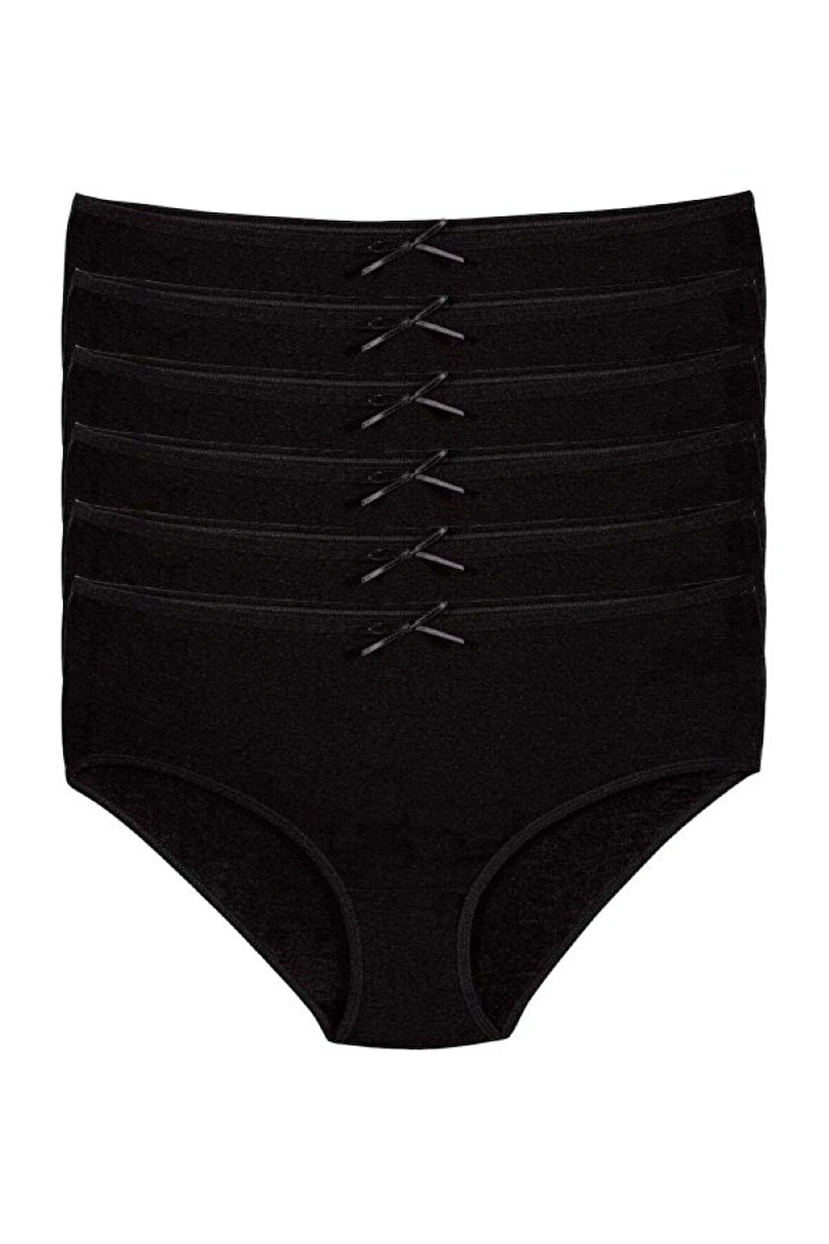 kit iç giyim YILDIZ 6'lı BAMBU Bato - Yüksek Bel Kadın Külot