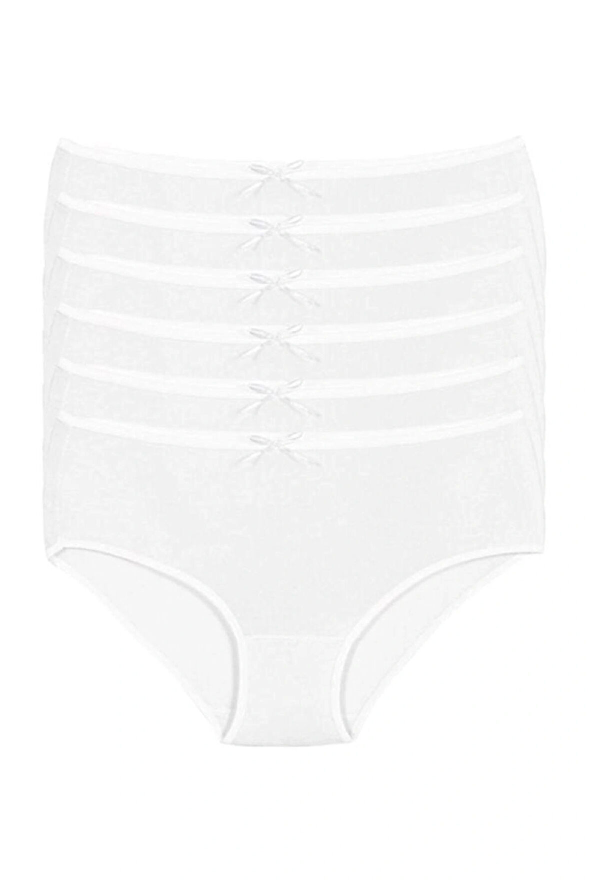 kit iç giyim YILDIZ 6'lı BAMBU Bato - Yüksek Bel Kadın Külot