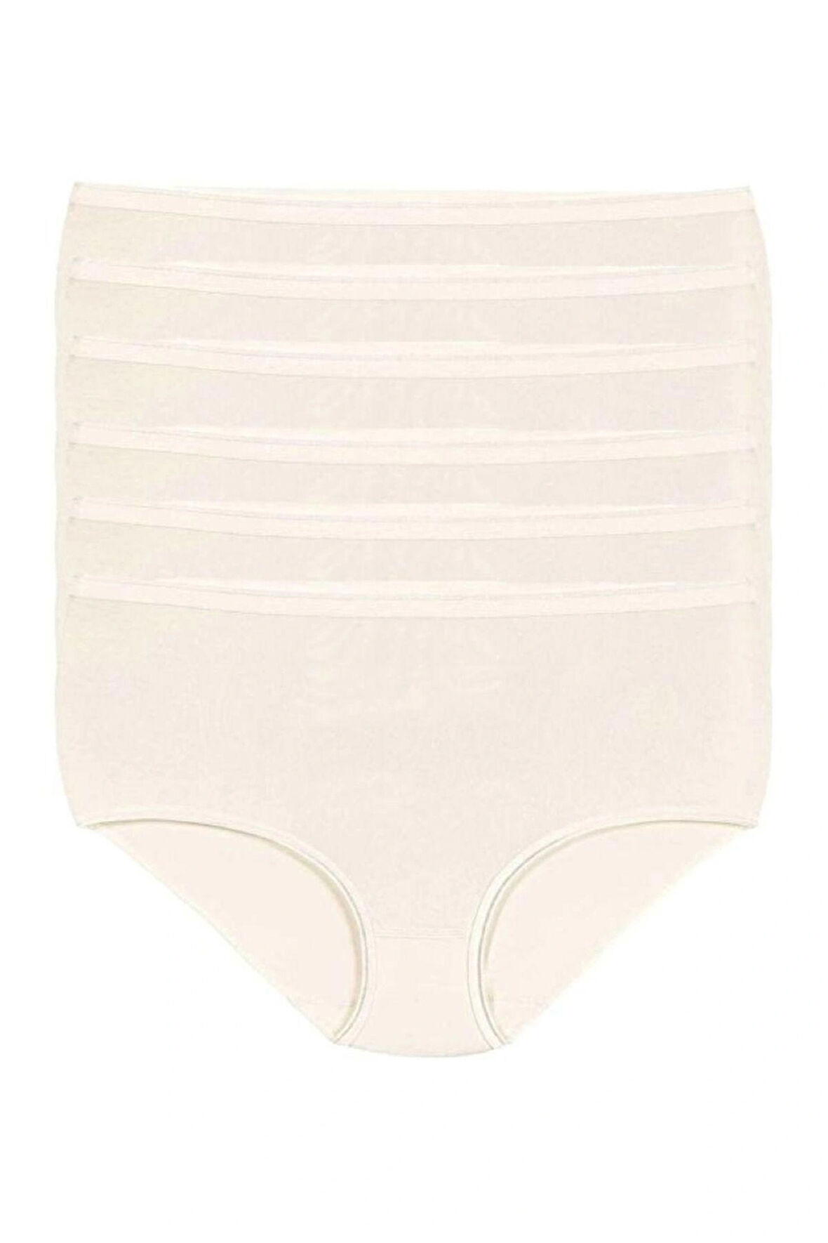 kit iç giyim YILDIZ 6'lı BAMBU Bato - Yüksek Bel Kadın Külot