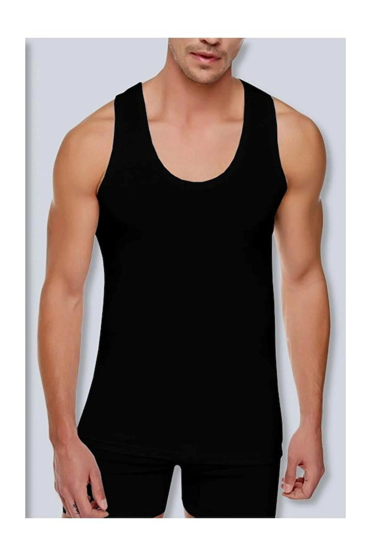 Tutku 6'lı RİBANA Klasik Kesim %100 Pamuk Erkek Atlet