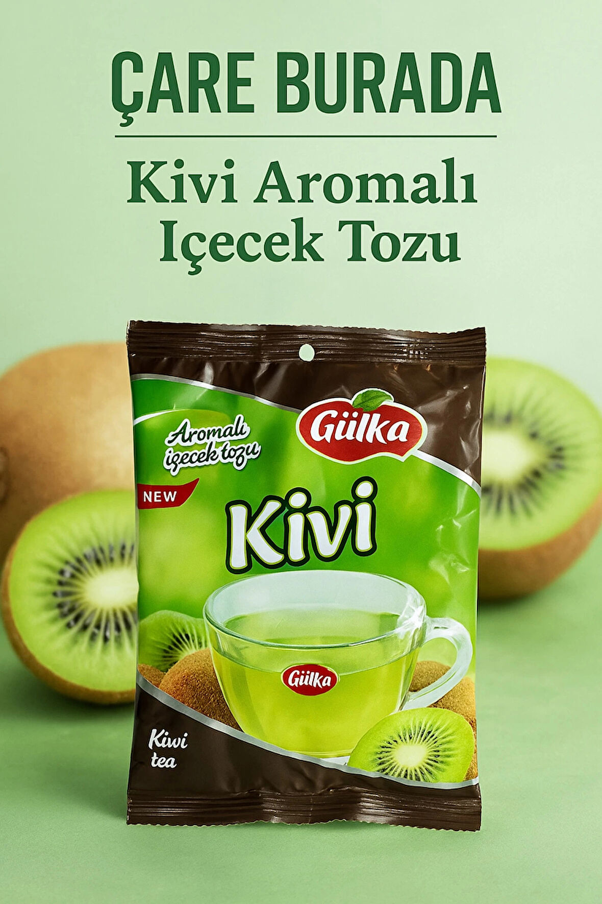 Kivi Aromalı İçecek Tozu 250 gr