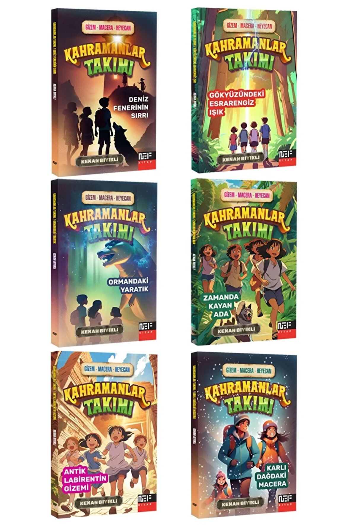 Kahramanlar takımı serisi (6 kitap)