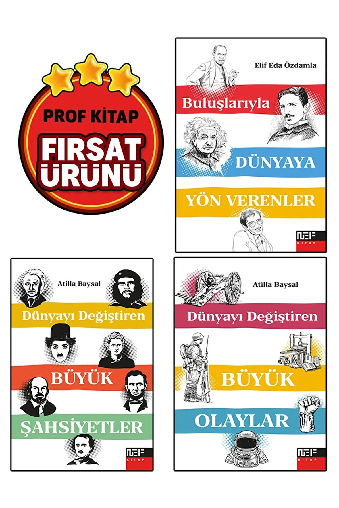 Dünyaya Yön Verenler Seti - 3 Kitap