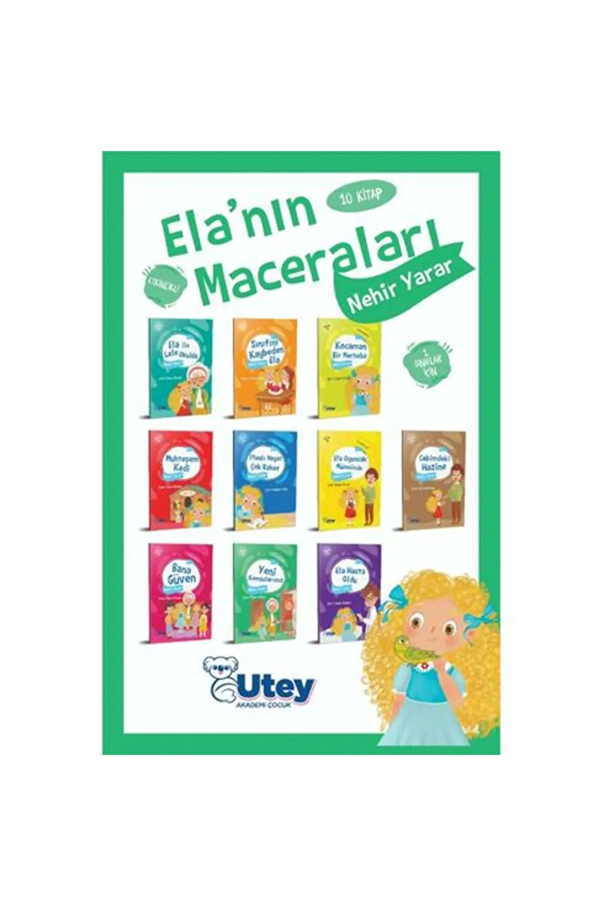 Ela'nın Maceraları 10 Kitap - 1.Sınıf İlk Okuma Seti