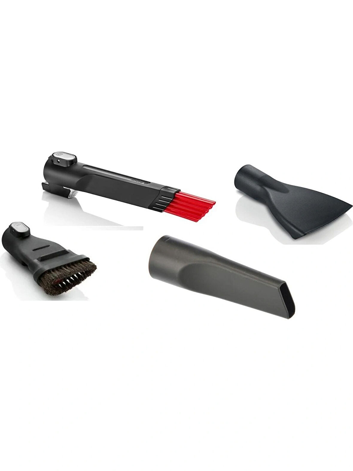 Bosch Unlimited 6-7-8 Serisi Uyumlu Çekmece Klavye-Mobilya Ince Delikli ve Döşek Temizleme Aparatı 4lü Set