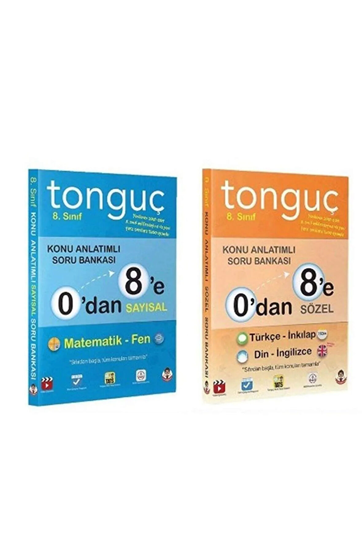 0’dan 8’e Konu Anlatımlı Soru Bankaları (2 Kitap Set)