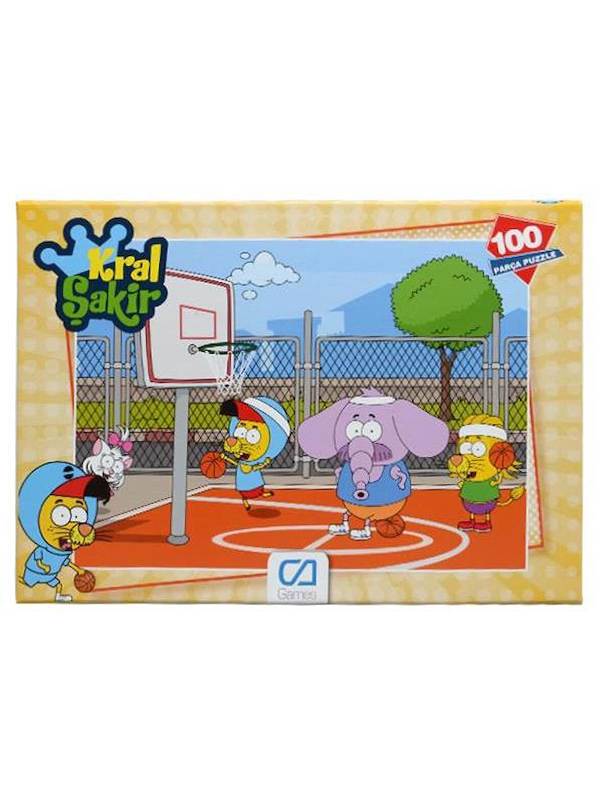 Ca Games Kral Şakir 3+ Yaş Büyük Boy Puzzle 100 Parça