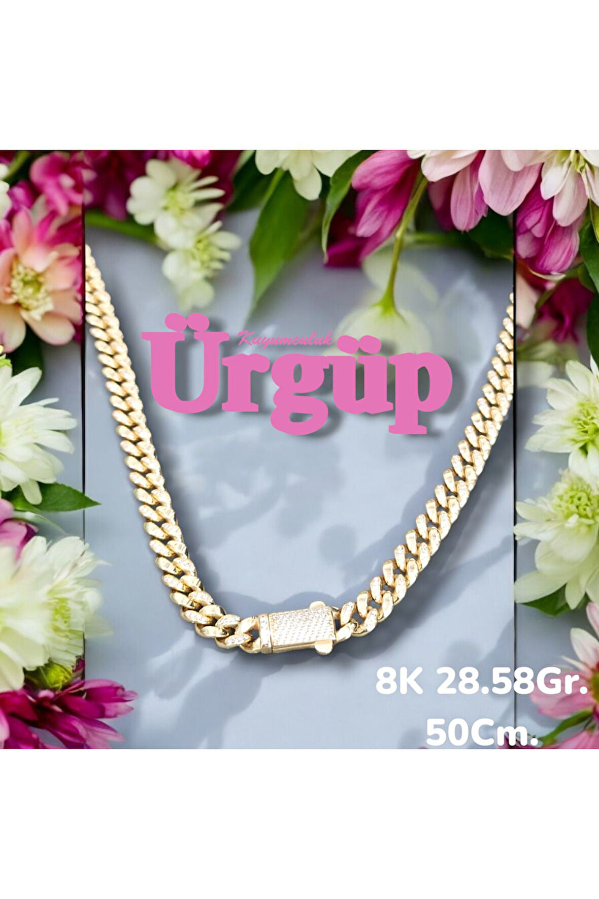 8AYAR 28.58Gram Altın Gurmet Zincir