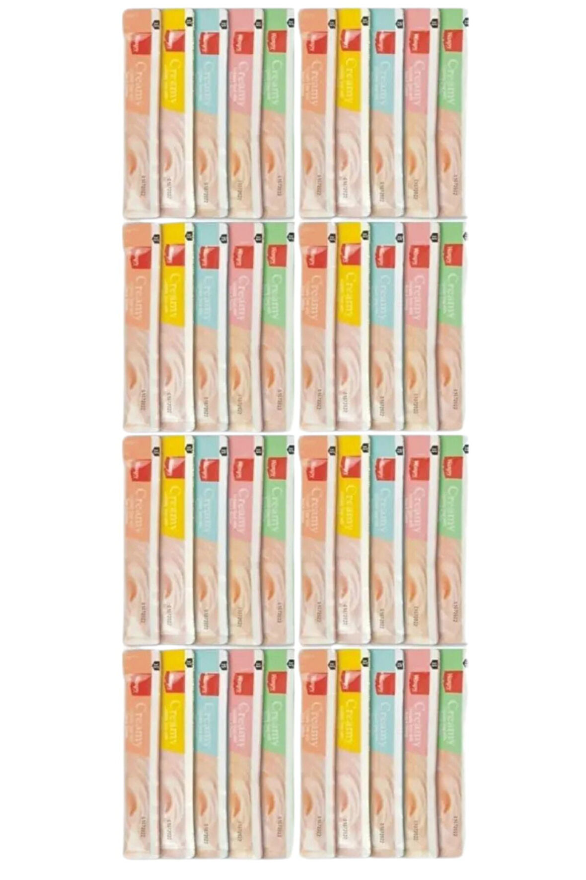 Creamy Cat Treat Karışık Krema Sıvı Kedi Ödül Maması 14 Gr X 40 Adet