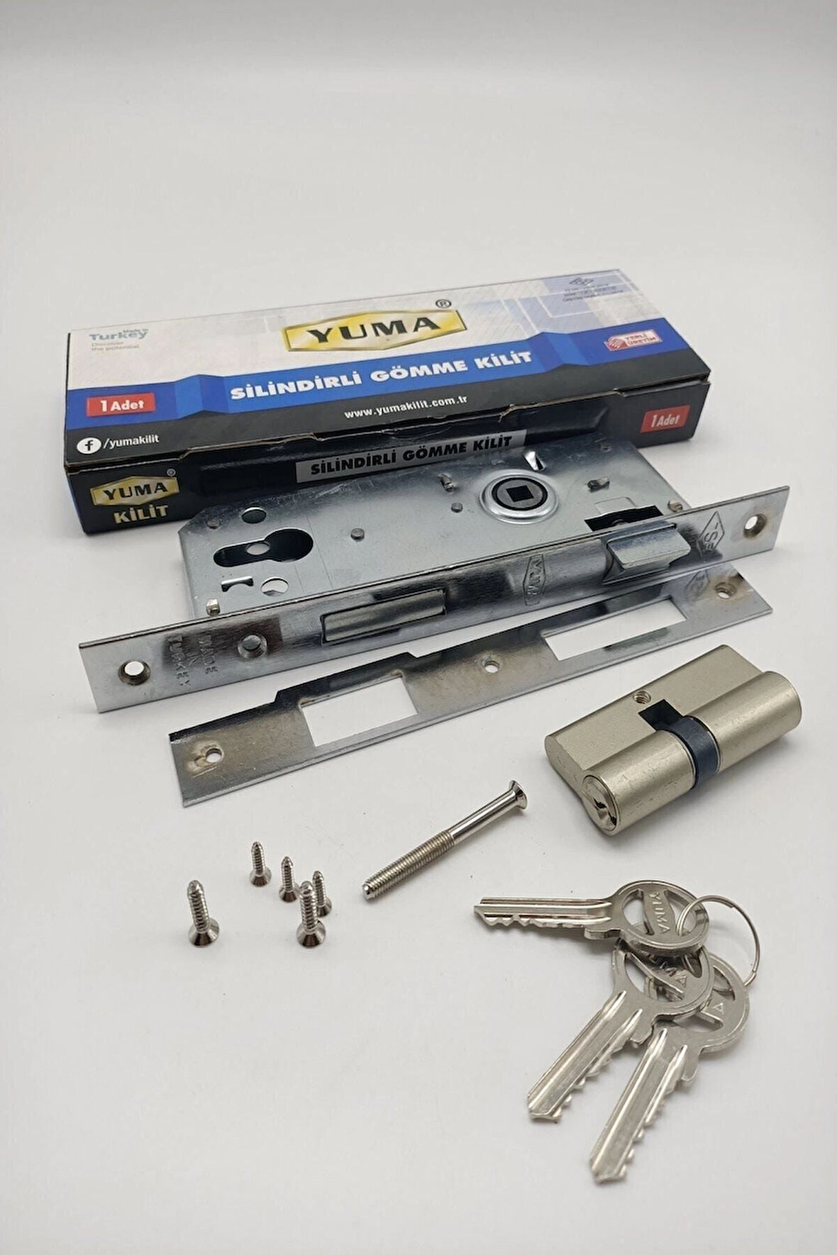 Kaliteli Ve Güvenliğiniz İçin Sağlam Ve Dayanıklı Çözüm Silindirli Gömme Kilit Yuma