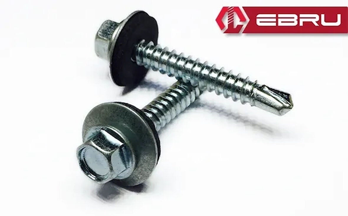 Matkap Uçlu Çatı Trapez Vidası 5,5X38 - 20 Adet