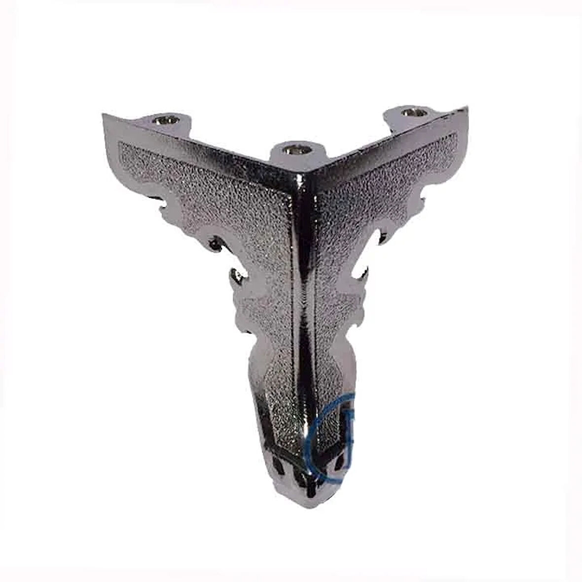 Ahşap, Sunta Sandık Ayağı, Kutu Ayak 5,5 Cm - Nikel