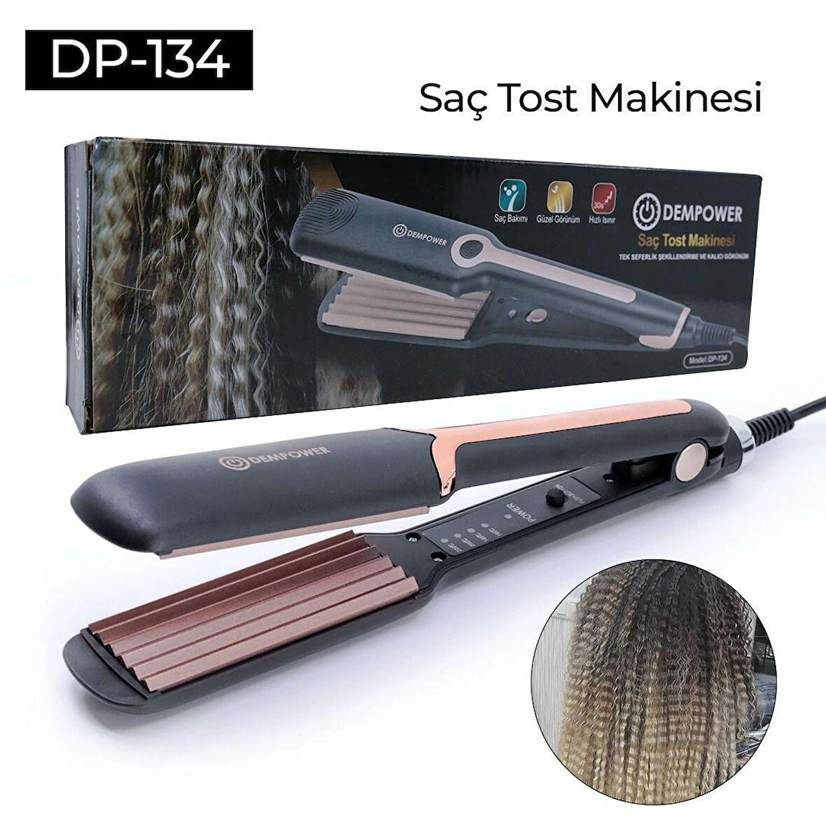 Tost Model Saç Düzleştirici