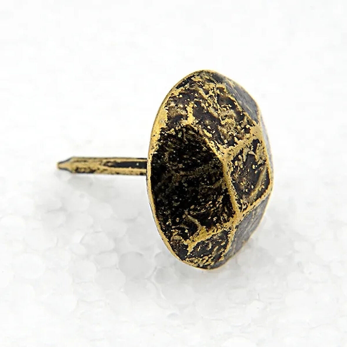  Eskitme Antik Beşgen Kabara / Raptiye 18 Mm 20