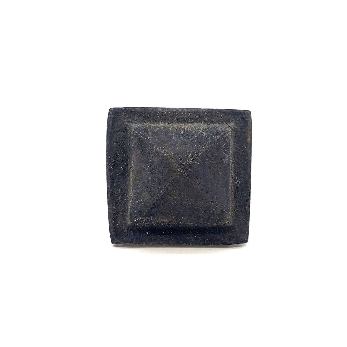 Antika Tarz Dekoratif Pirinç Flanşlı Piramit Kabara - 29 Mm, Oksit