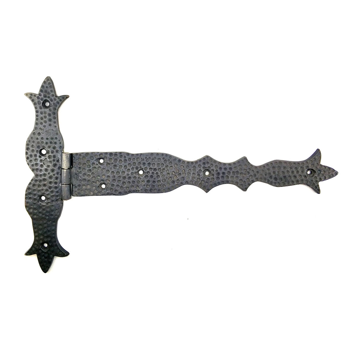 Antika Tarz Dekoratif Pirinç Kuyruklu Dövme Menteşe - 251X393 Mm, Oksit