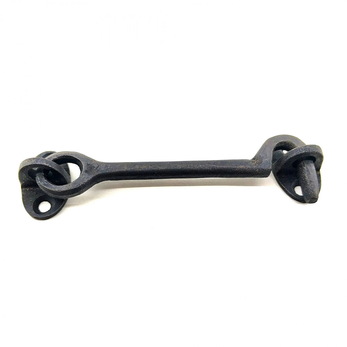 Antika Tarz Dekoratif Pirinç Çengeli - 13Cm, Oksit