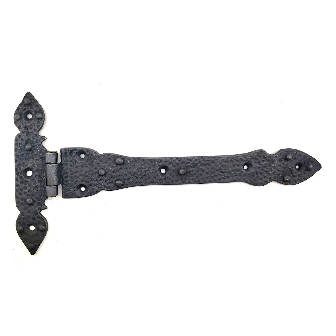 Antika Tarz Dekoratif Pirinç Kuyruklu Lale Menteşe - 147X193 Mm, Oksit