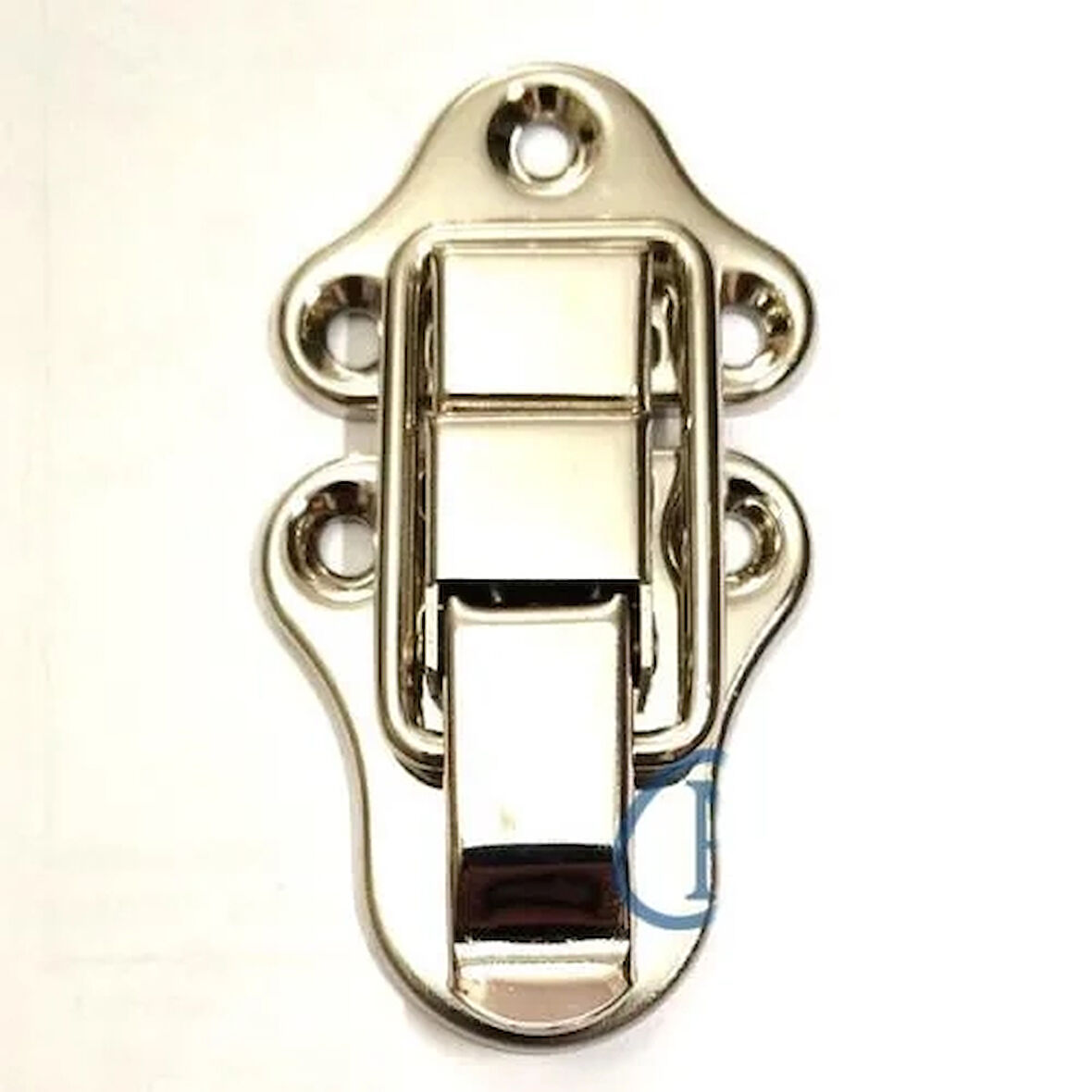 Sandık, Kutu Klipsi, Ön Kilidi - 72X40Mm, Nikel, 1 Adet