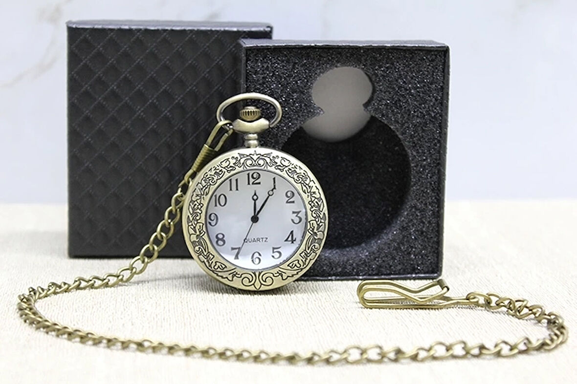 Özel Kutulu Antik Köstekli Saat Alk4679