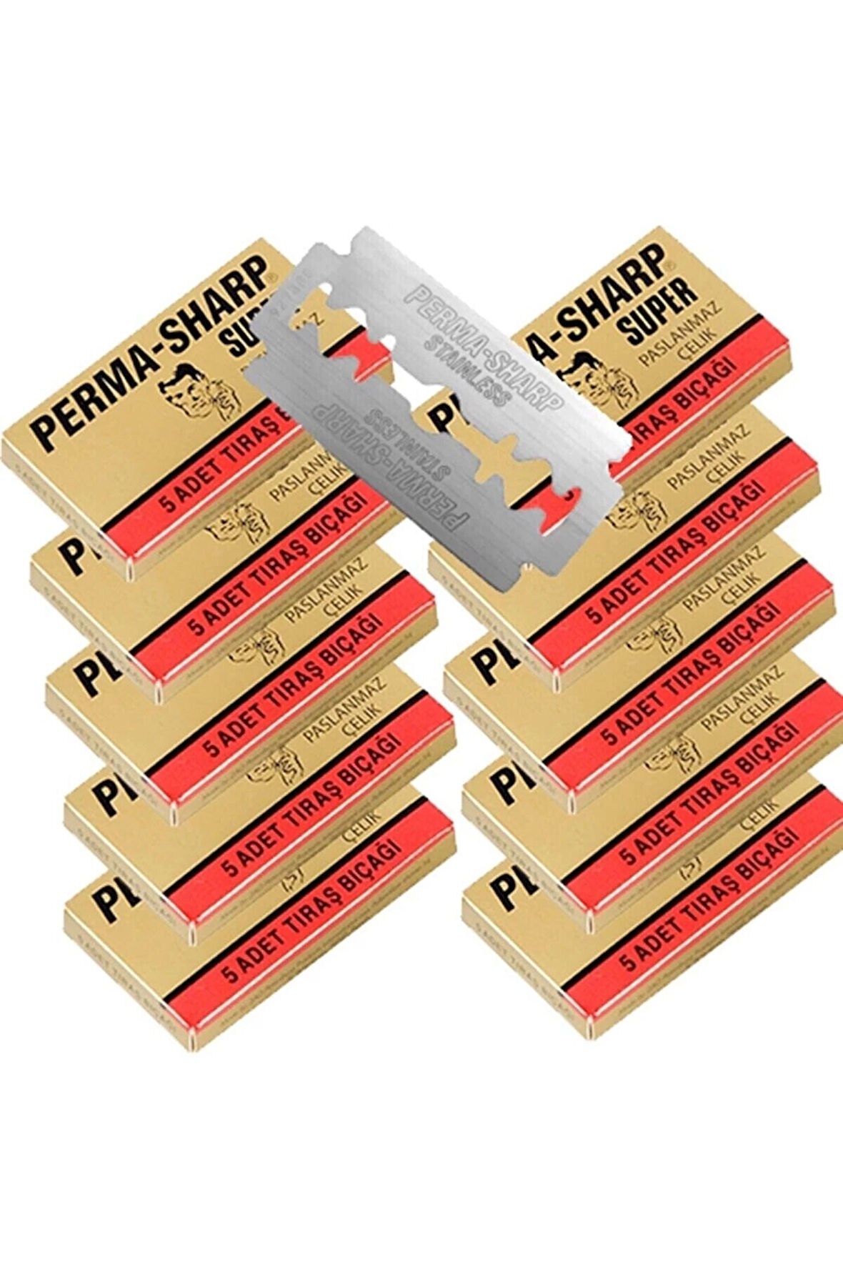 Perma-Sharp 5'Li Traş Jileti 20 Paket