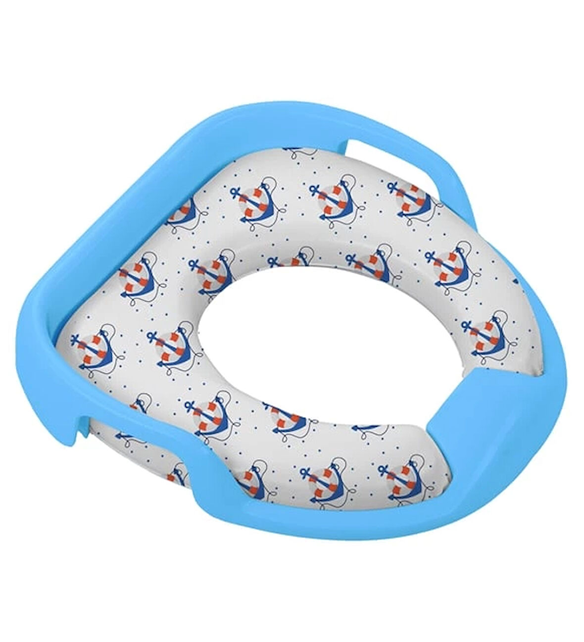 Softy Kids Çocuk-Bebek Yanlardan Tutmalı Yumuşak Süngerli Klozet Kapağı Adaptörü