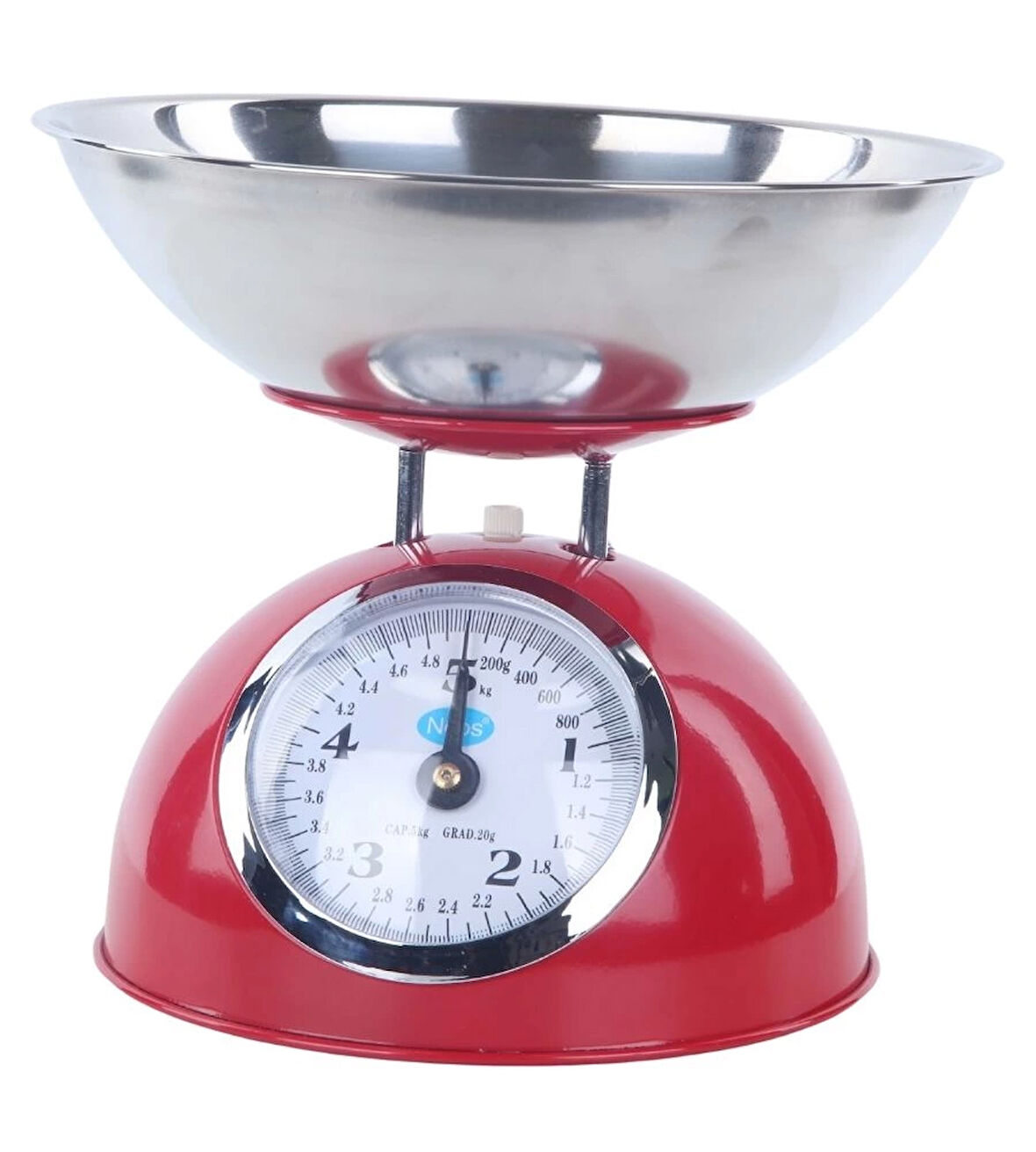 Paslanmaz Çelik 5 Kg Kapasiteli Mekanik İnce Ayar Terazi | Hassas Ve Dayanıklı Tartım