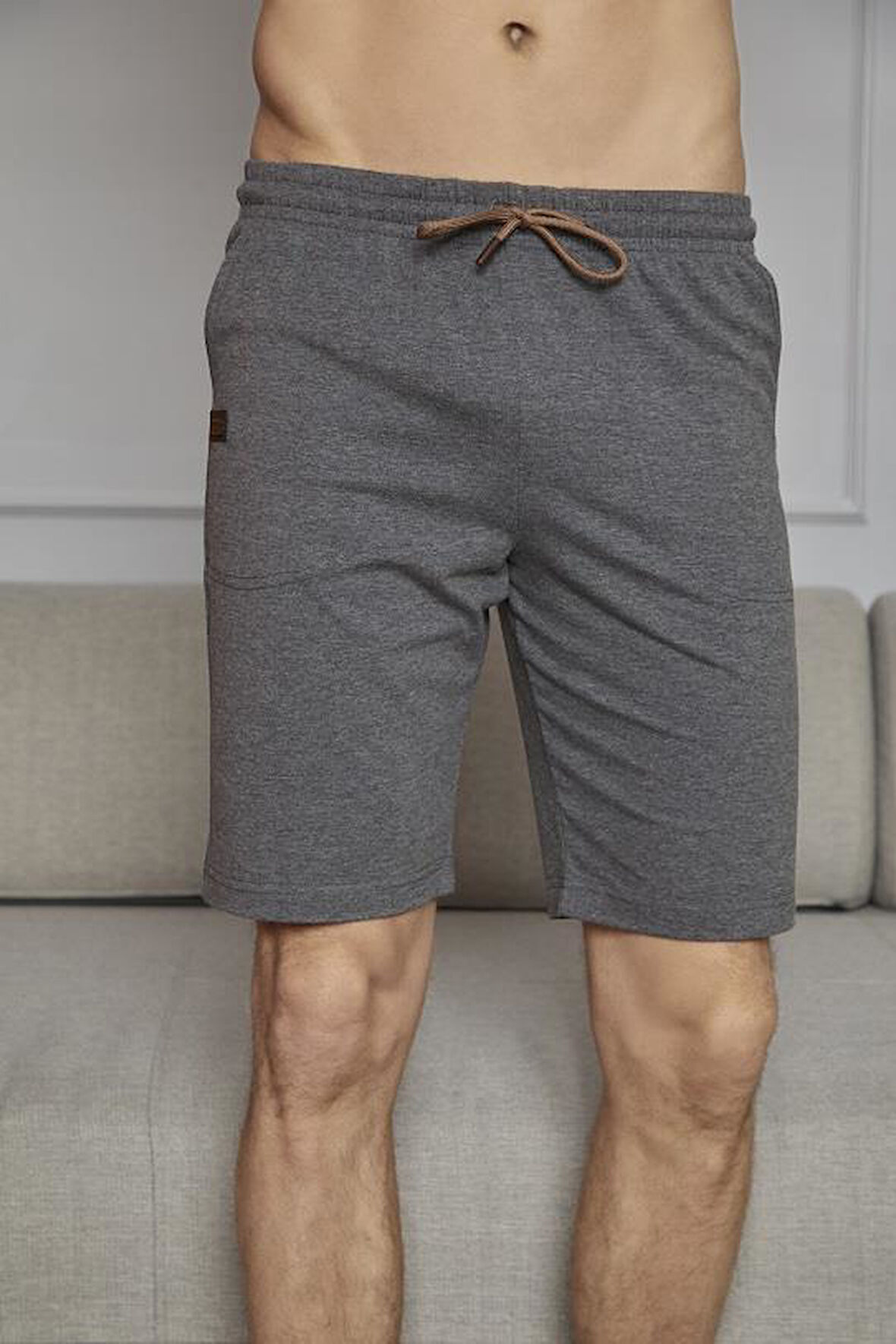 Kly Ince Tek Alt Çok Rahat Pamuk Şort Pijama