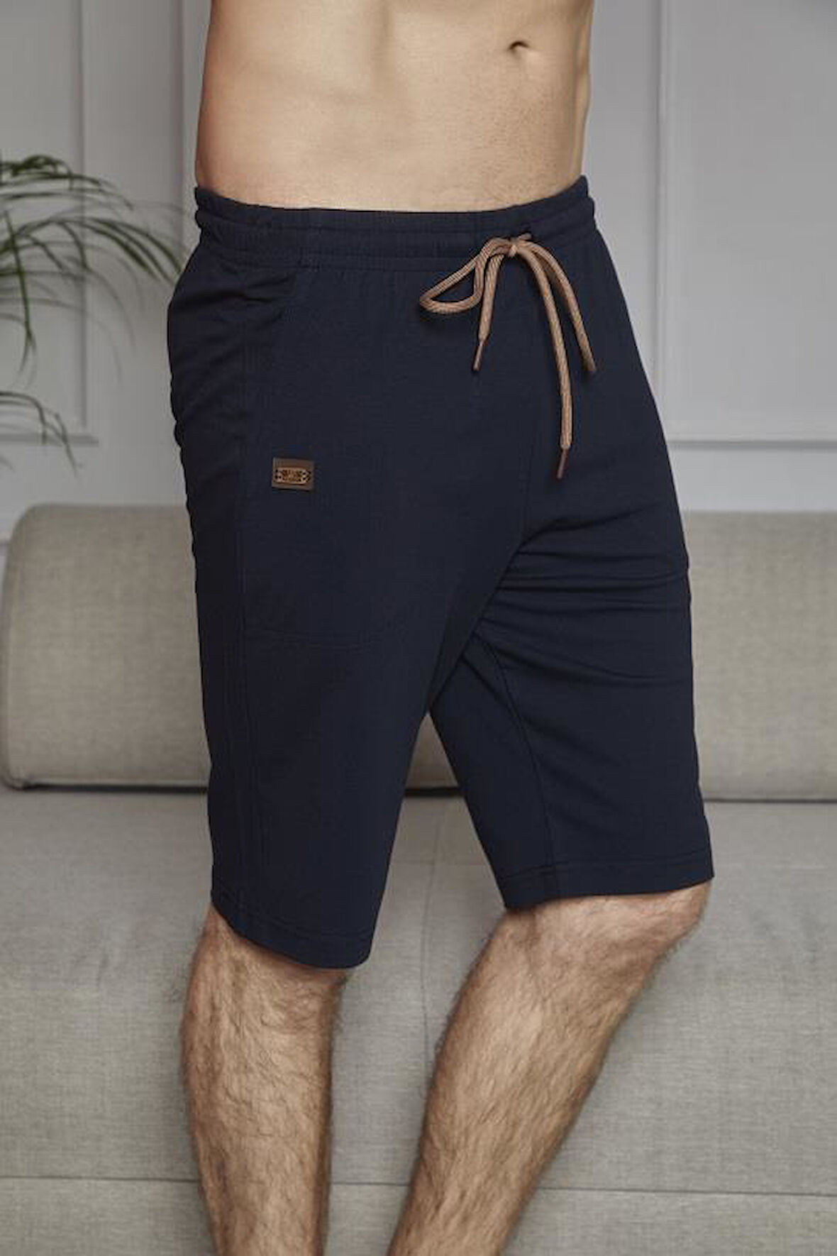 Kly Ince Tek Alt Çok Rahat Pamuk Şort Pijama