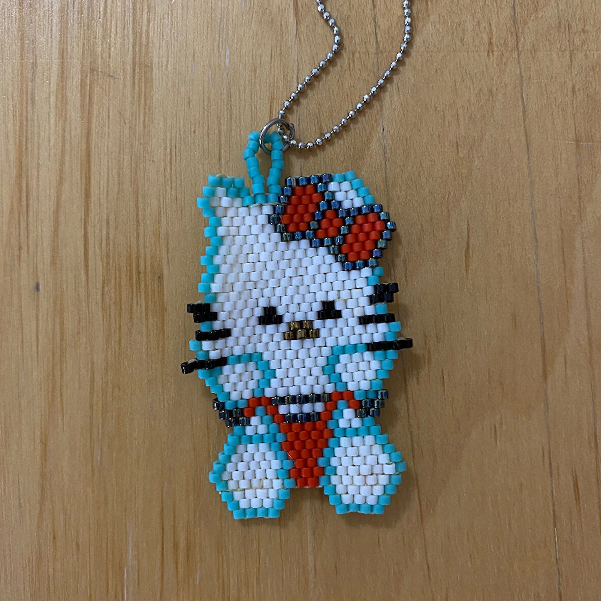 El Yapımı Miyuki Hello Kitty Kadın Kolye