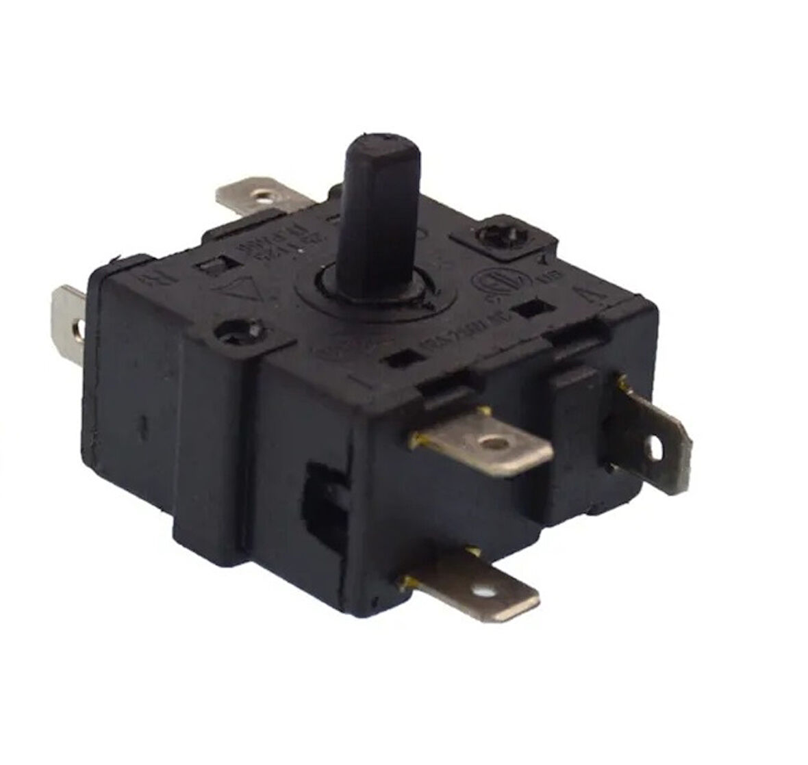 5 Bacak Soba şalteri , Kumtel Lx6331 - Lx6334 Uyumlu Fanlı Isıtıcı  Kademe Anahtarı  3 konum + off