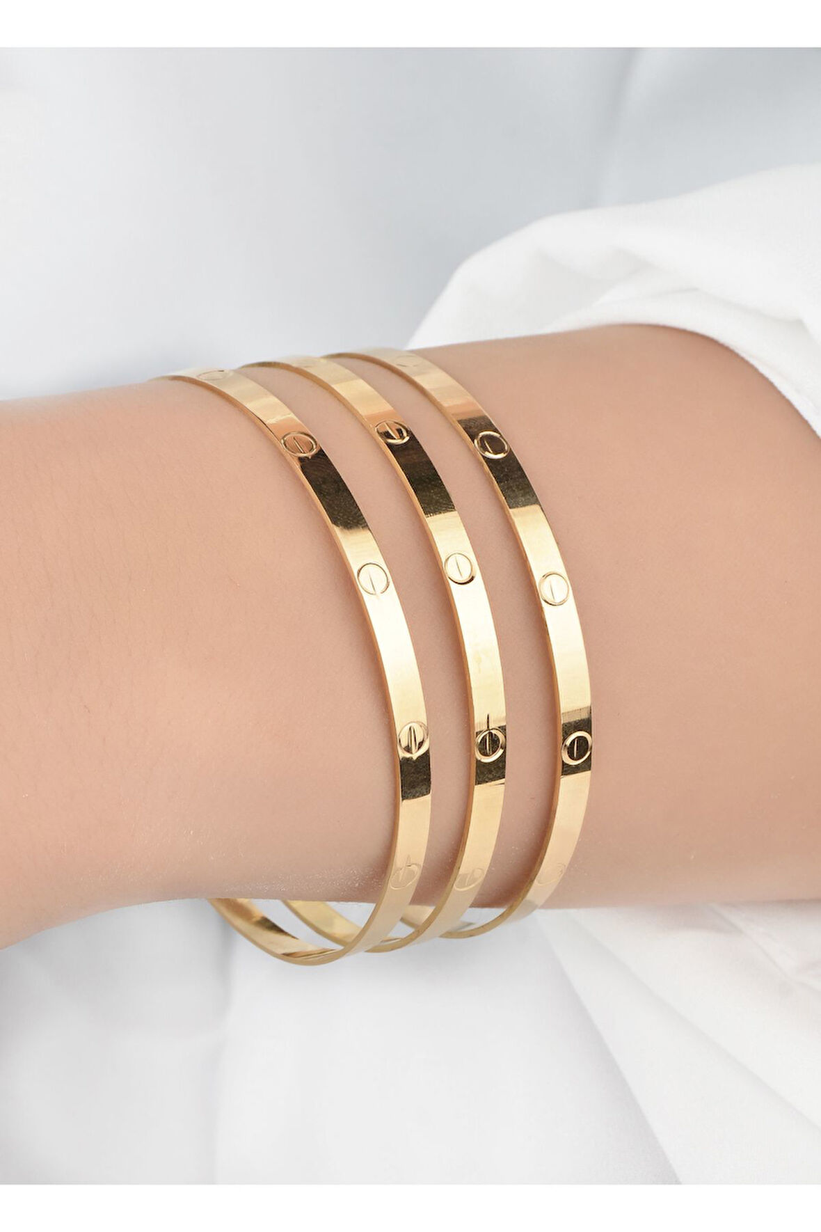 8 gr (GRAM) Çivi Kibrit Çöpü Bilezik 22 Ayar Altın Yatırımlık Işçiliksiz