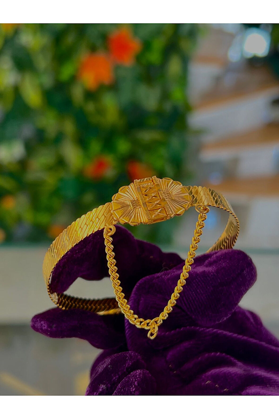 23 gr (Gram) Diyarbakır Hasırı Bilezik El işlemesi (22 Ayar Altın)