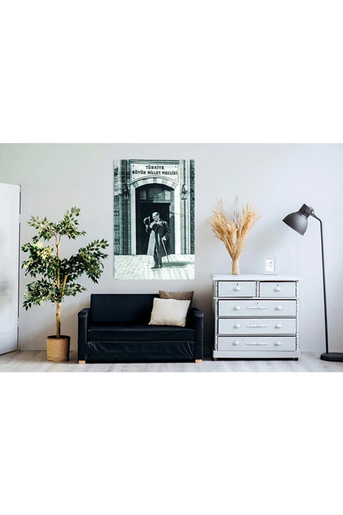 Atatürk Tbmm Önünde Kanvas Kanvas Canvas Tablo