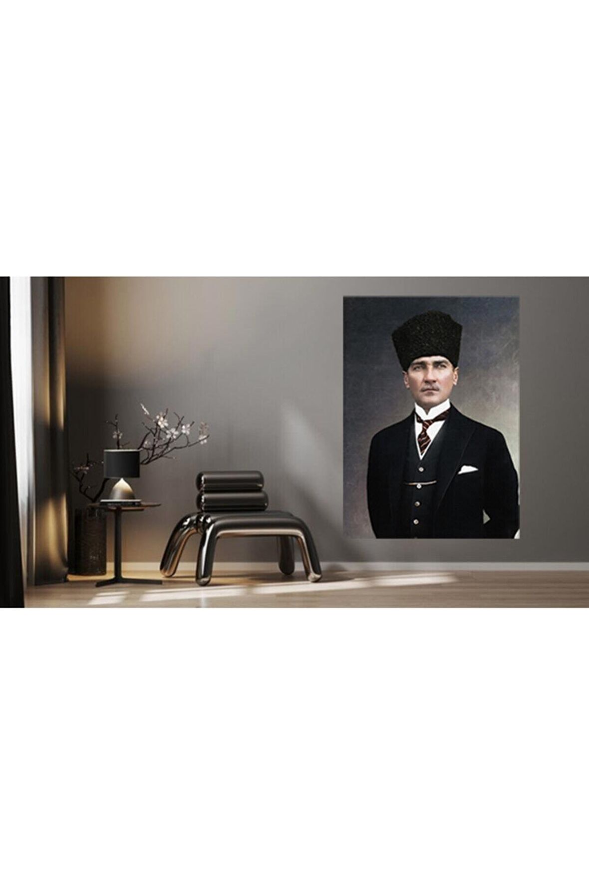Atatürk Takım Elbiseli Kanvas Kanvas Canvas Tablo