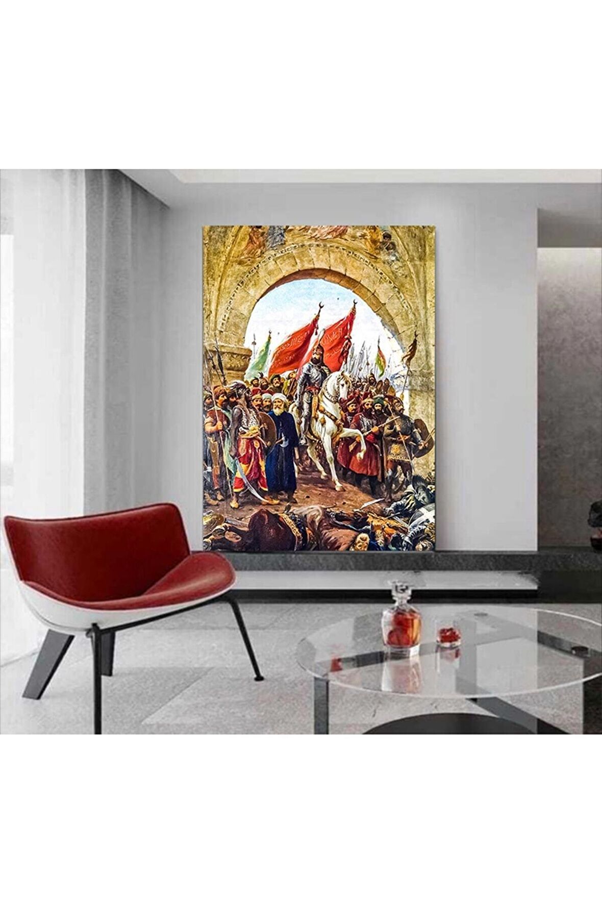 Fatih Sultan Mehmet'in Istanbul'a Girişi Kanvas Kanvas Canvas Tablo