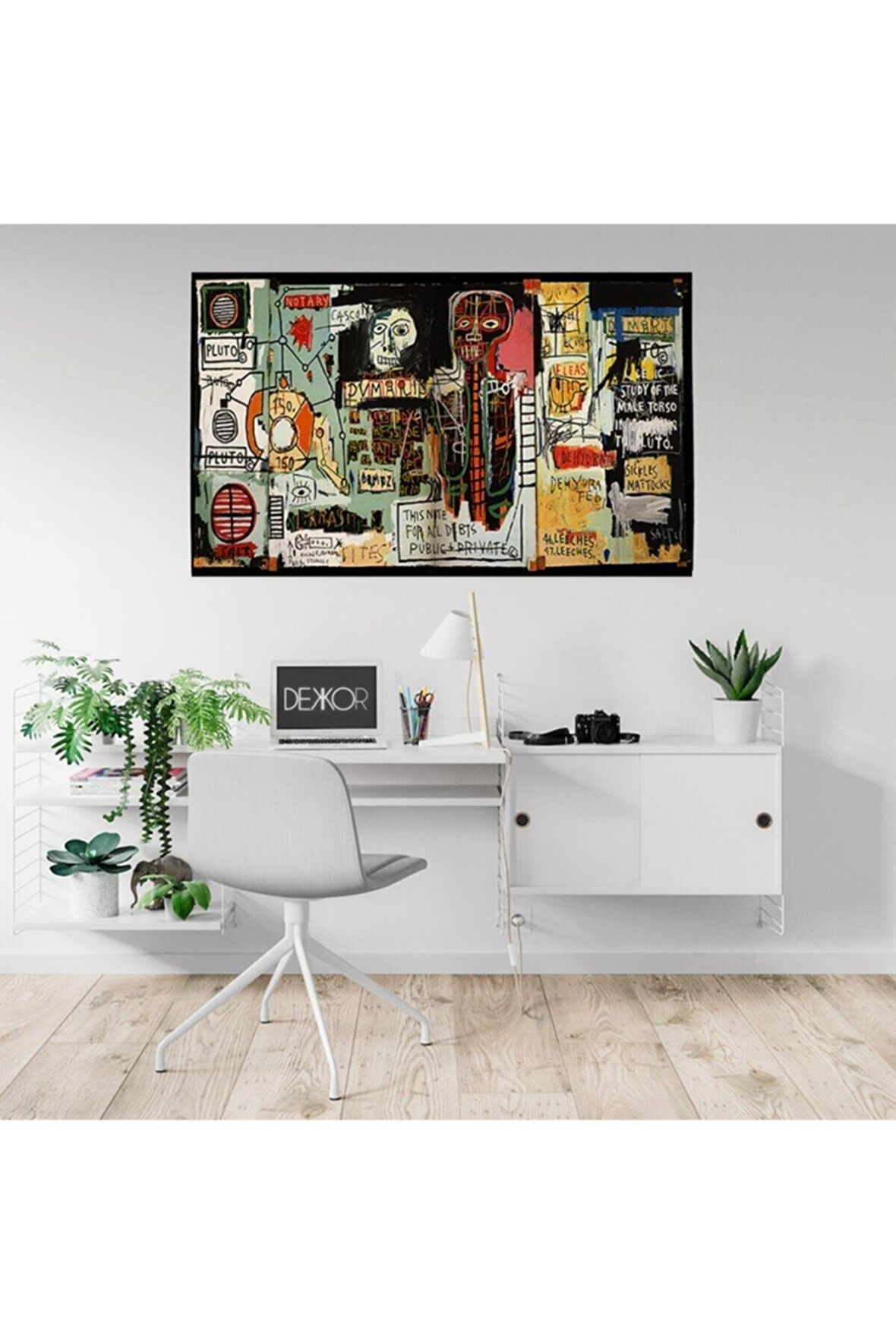 Jean Michel (history Of The Black People) Kanvas Kanvas Canvas Tablo