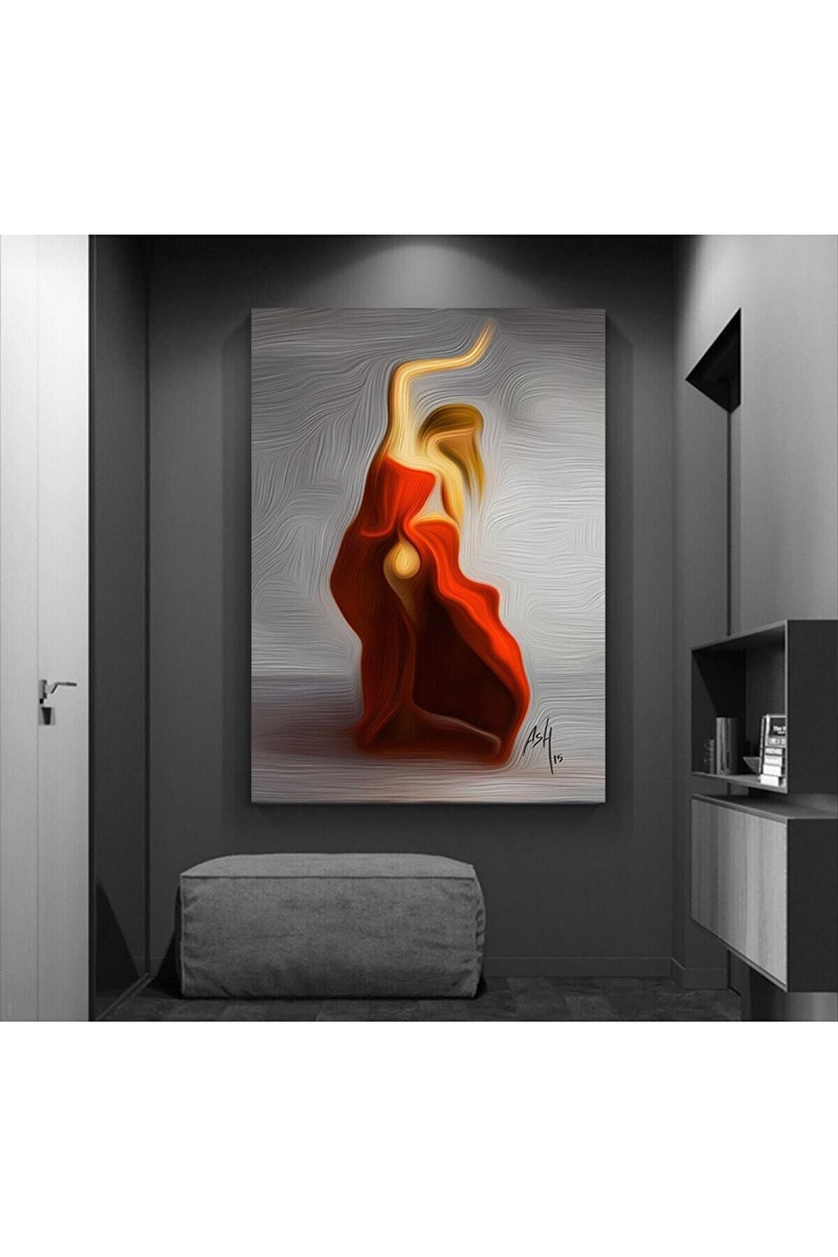 Dans Eden Sanatsal Kadın Kanvas Kanvas Canvas Tablo