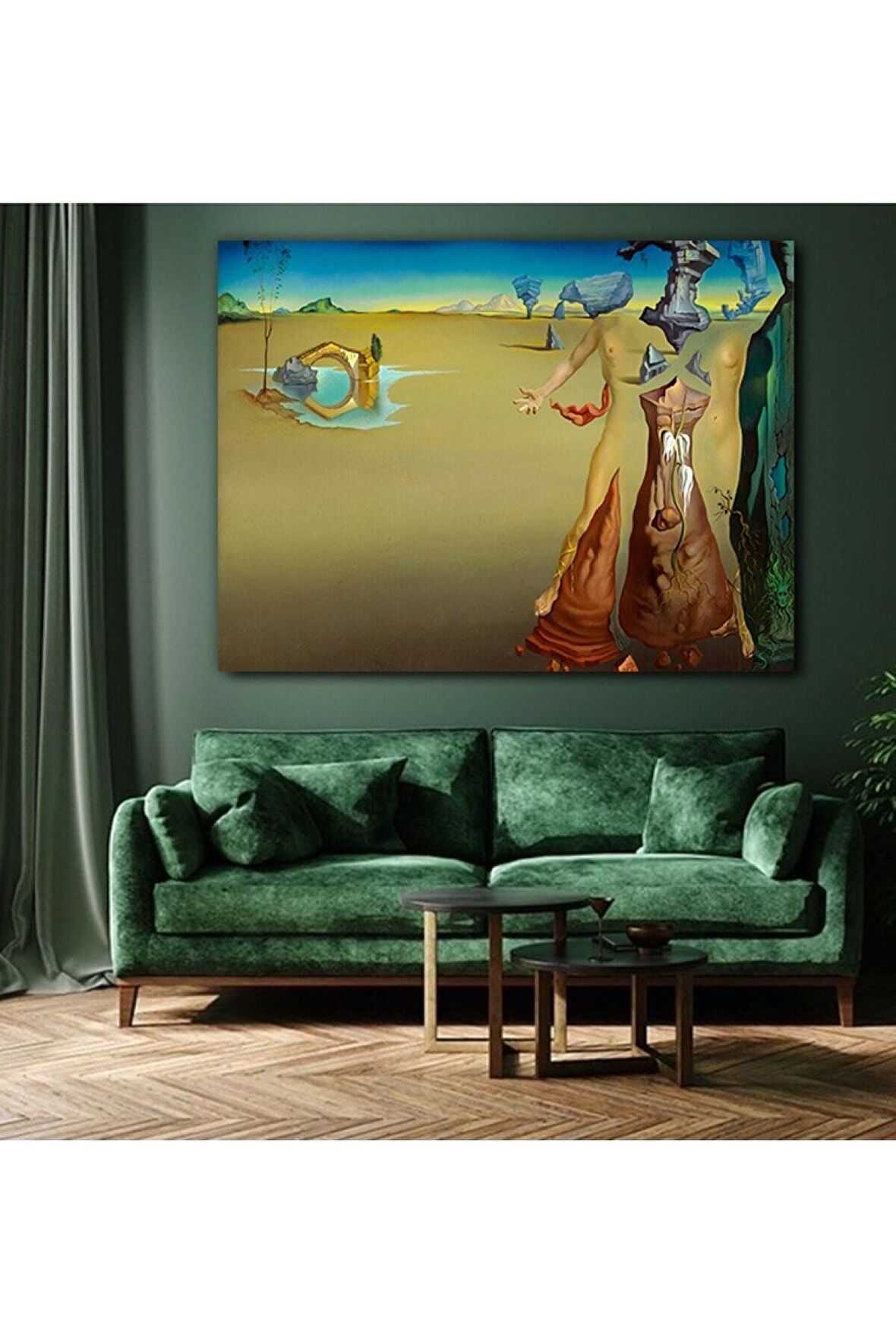 Salvador Dali'nin Ünlü Eseri Kanvas Kanvas Canvas Tablo