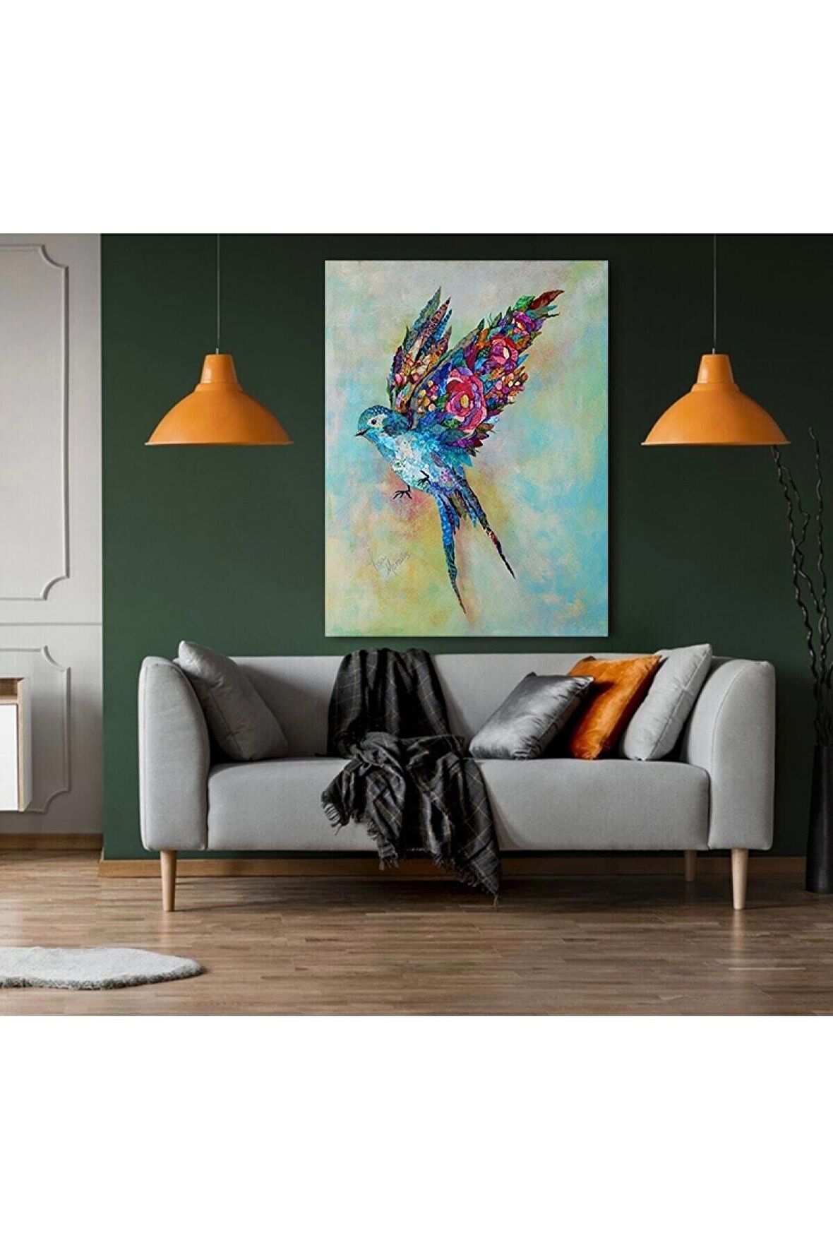 Cennet Kuşu Kanvas Kanvas Canvas Tablo