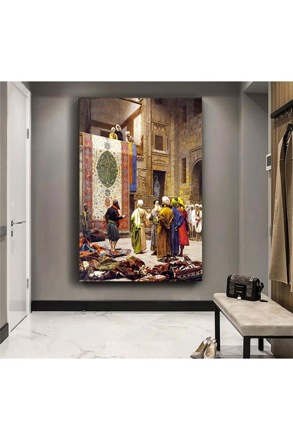 Halı Tüccarları Kanvas Kanvas Canvas Tablo