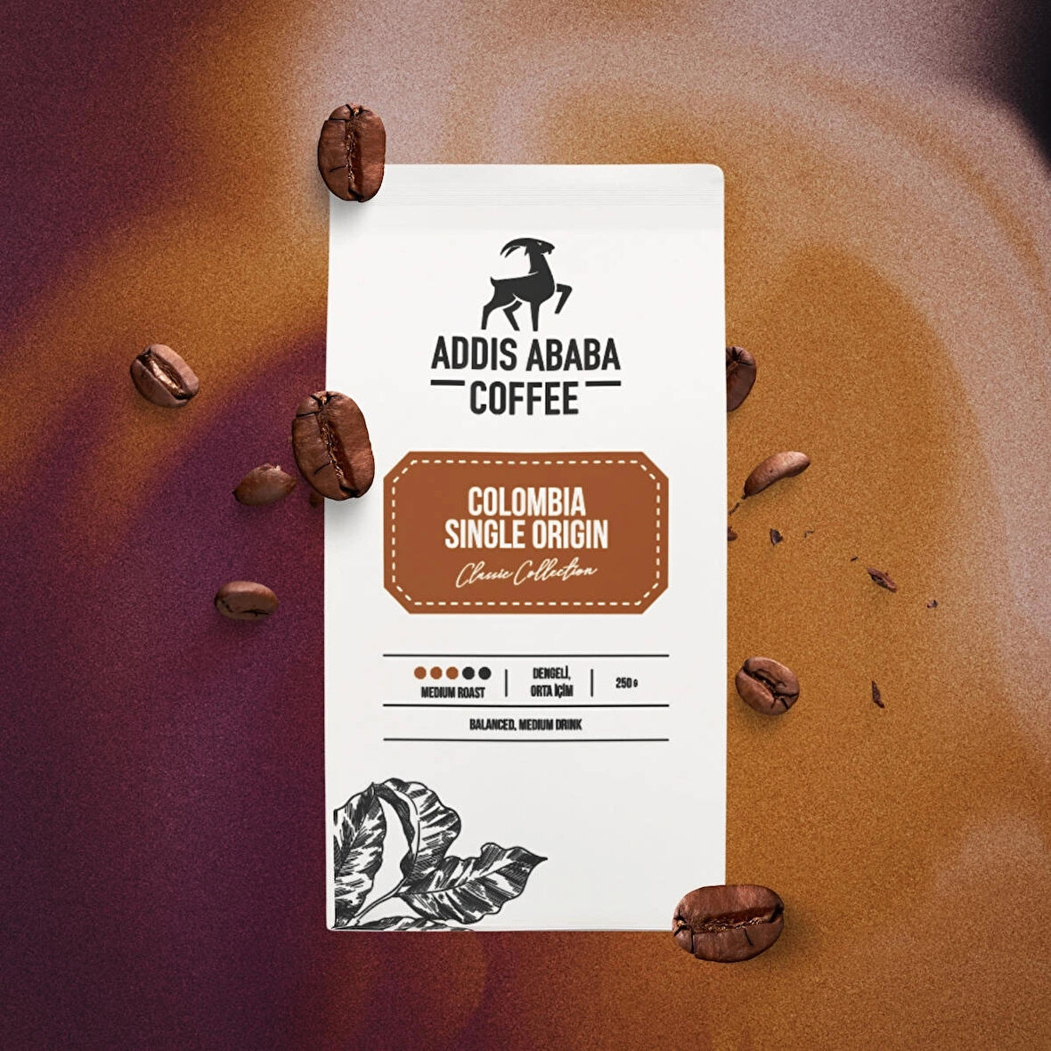 Kolombiya Single Origin 250 Gr. Öğütülmüş Espresso Kahve