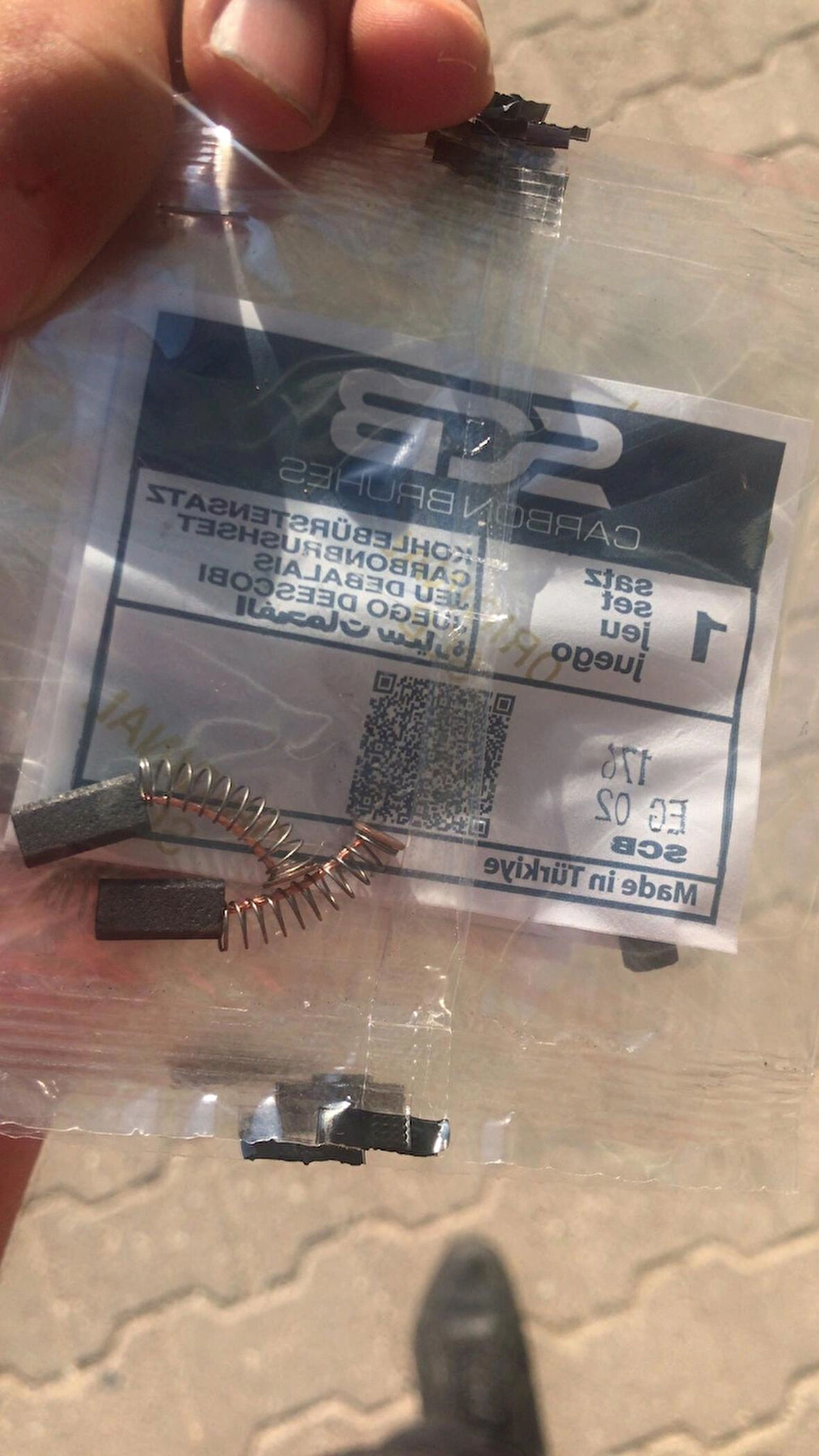 Makine motor kömürü