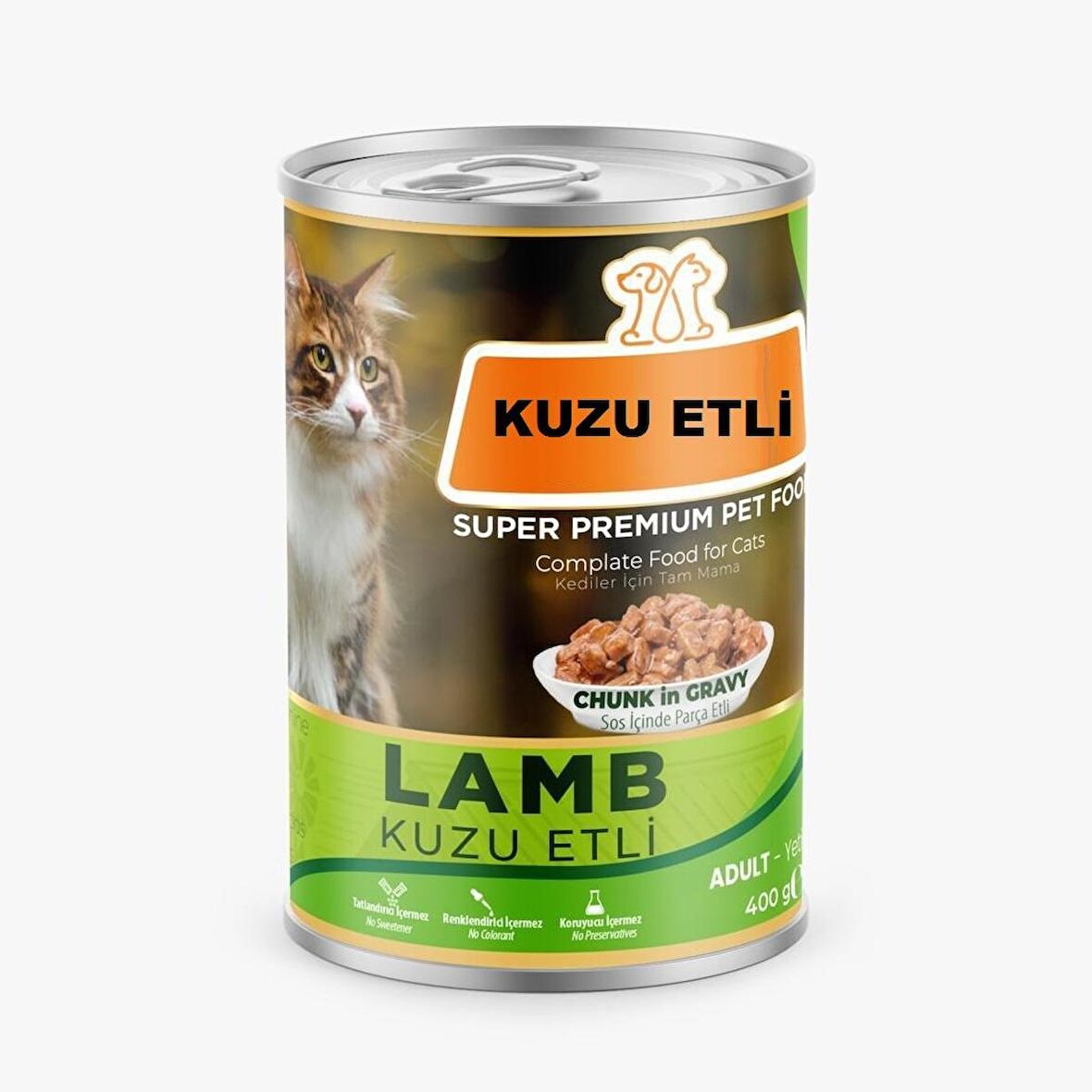 Hayal Sepeti Kedi Konservesi kuzu etli  Sulu Parçalı - 400 Gr