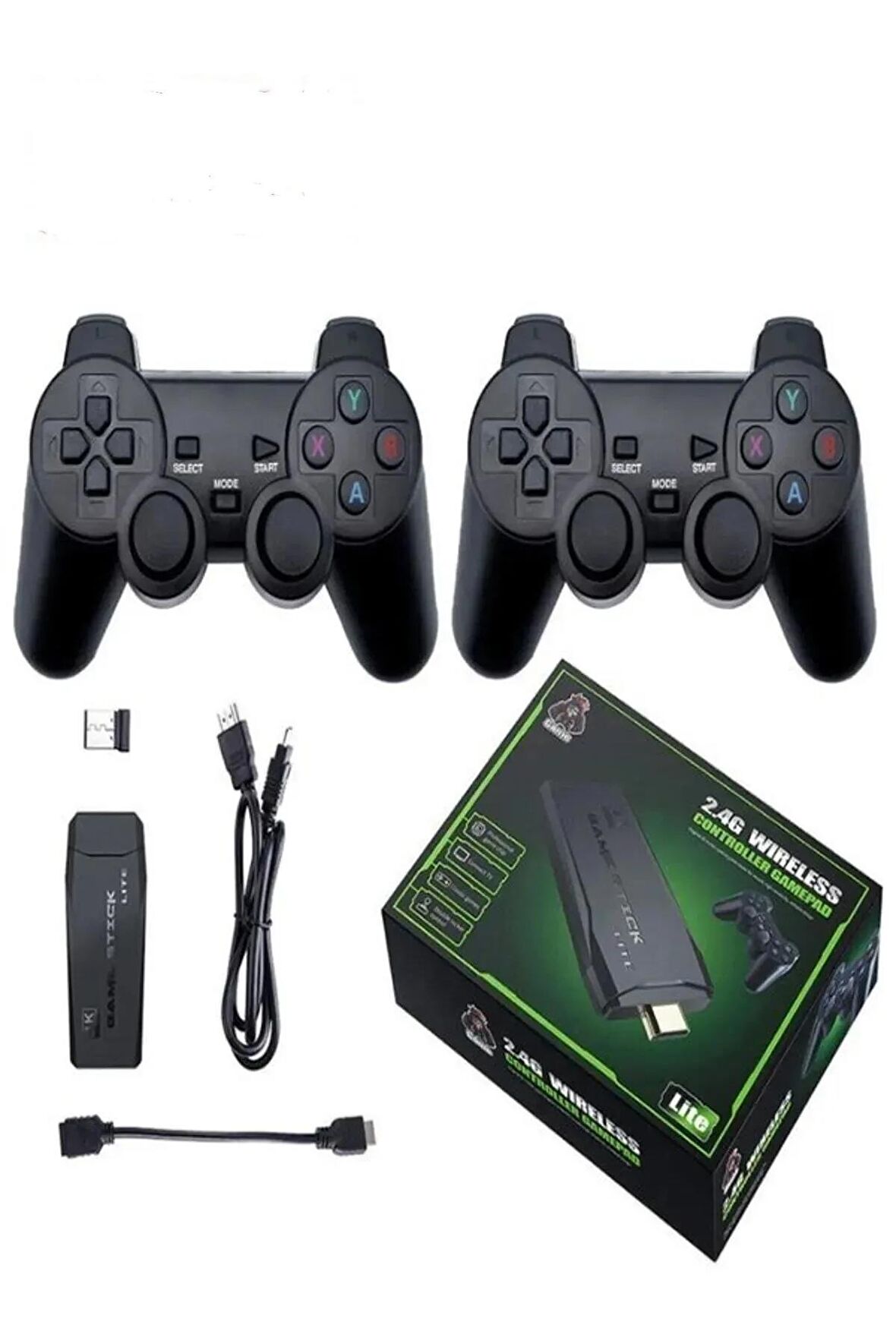 2.4g Kablosuz Çift Kol Retro Oyunlar 4k Game Stick 3500 Oyun