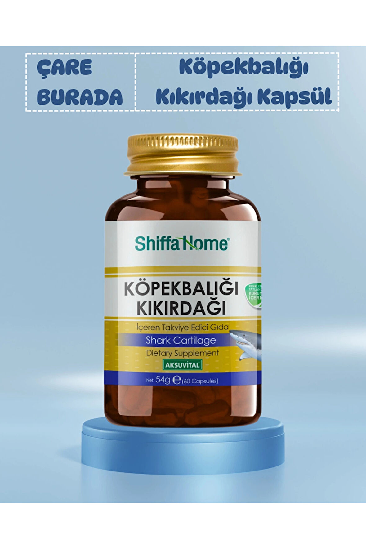 Köpek Balığı Kıkırdağı Kapsül 60 kapsül