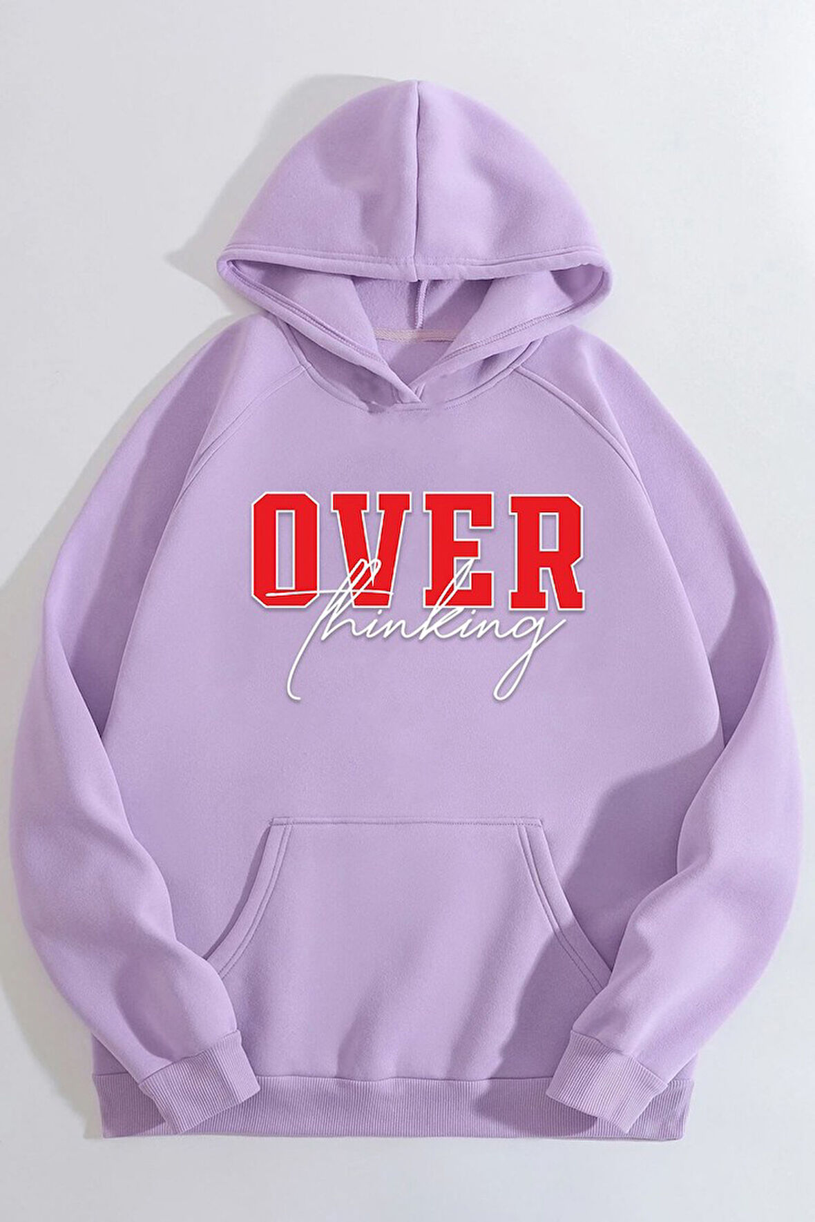 Unisex Over Thinking Baskılı Sweatshirt